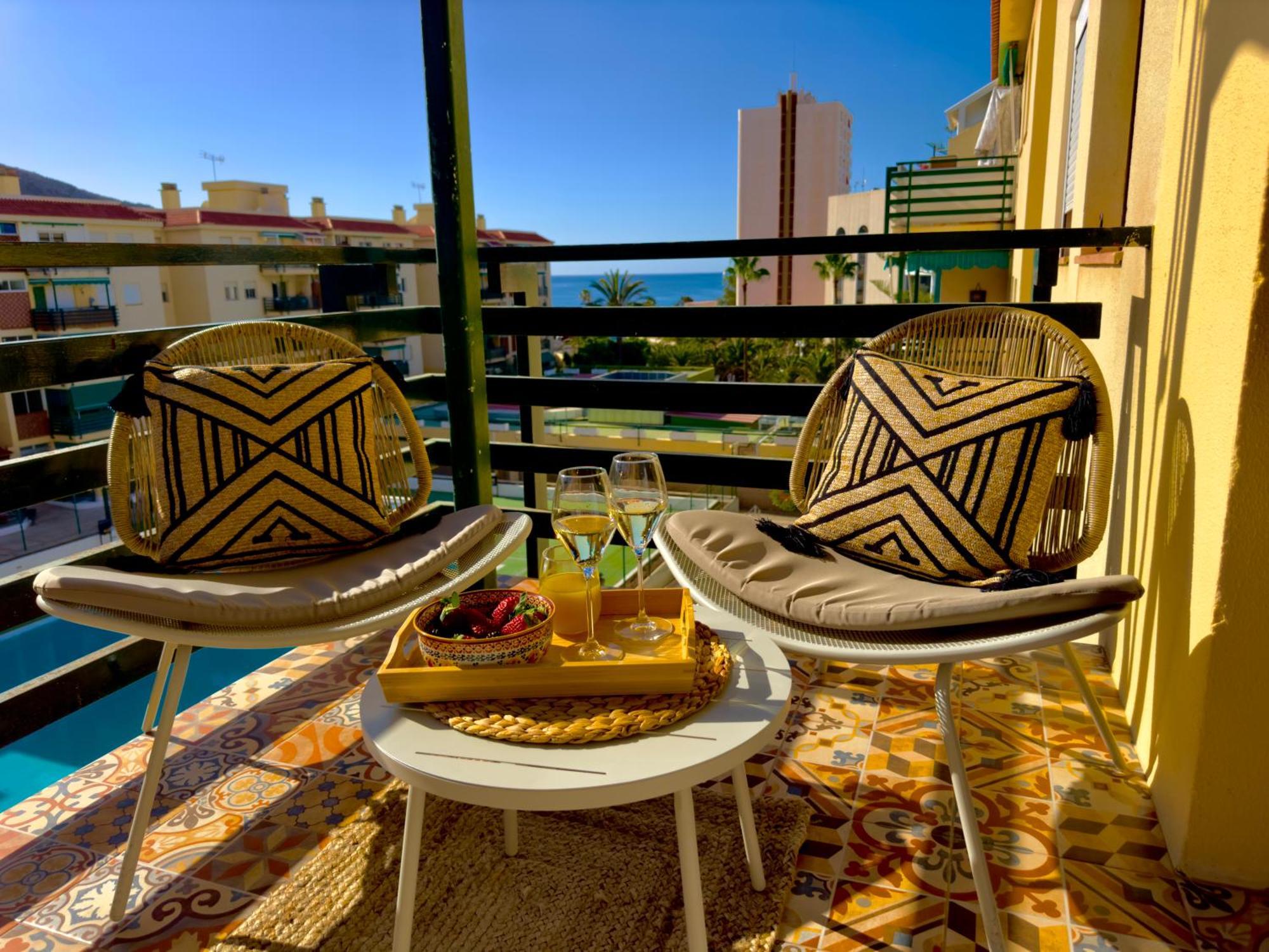 Amazing 3-Bedroom Apartment. Pool And Sea View! Los Cristianos  Esterno foto